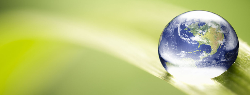 World In A Drop Nature Environment Green Water Earth